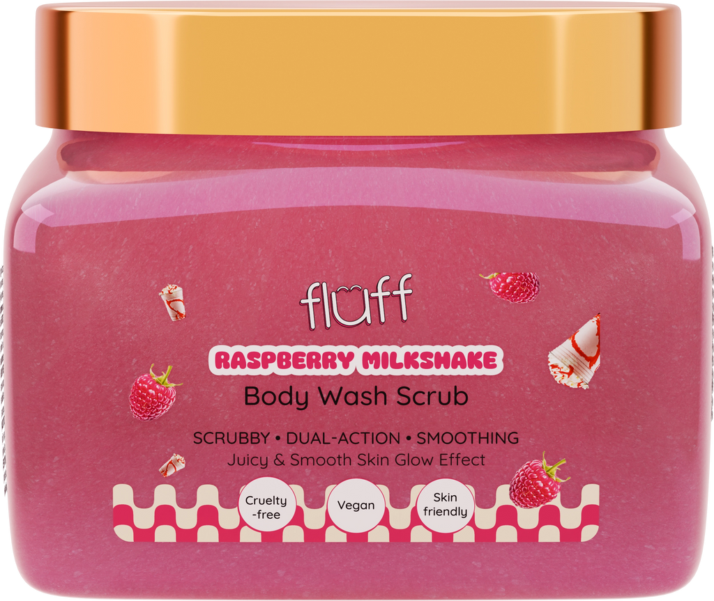 Raspberry Milkshake Body Scrub | Fluff