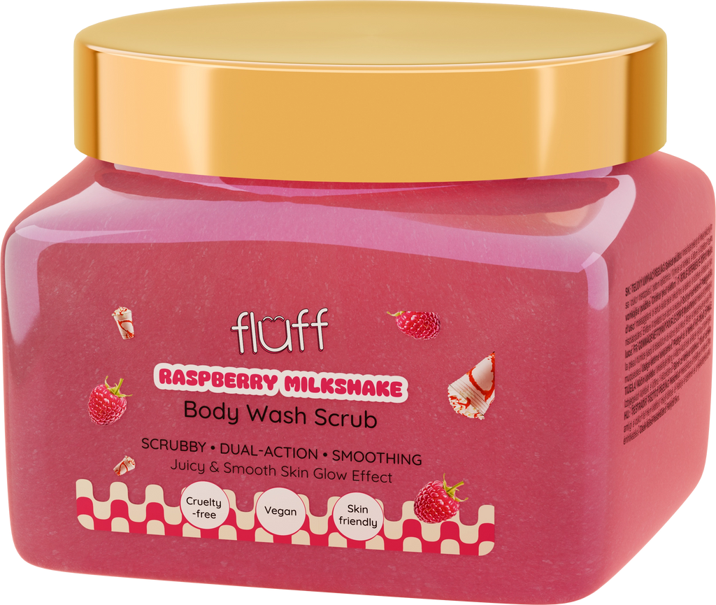 Raspberry Milkshake Body Scrub | Fluff