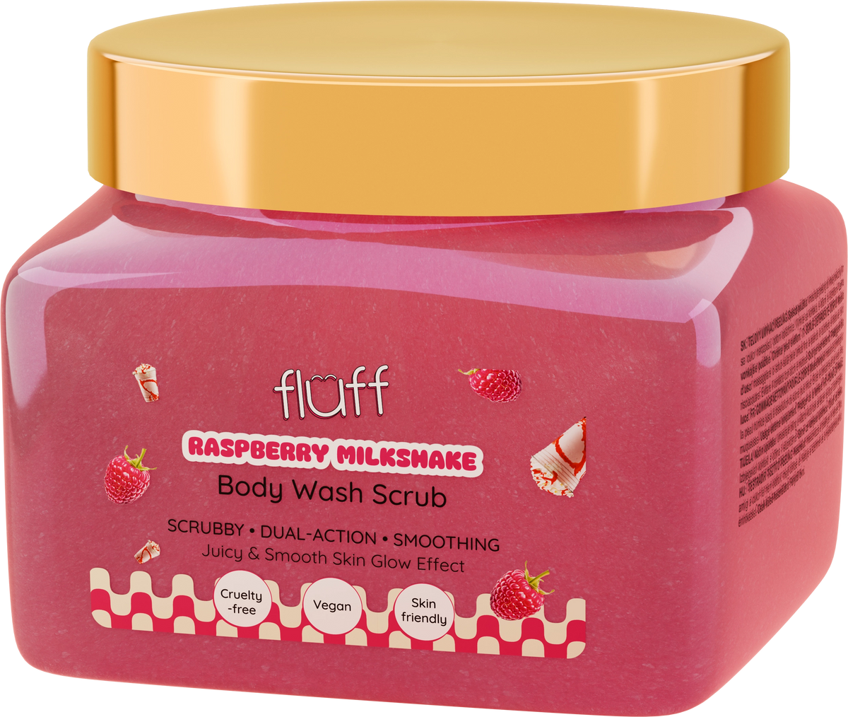 Raspberry Milkshake Body Scrub | Fluff