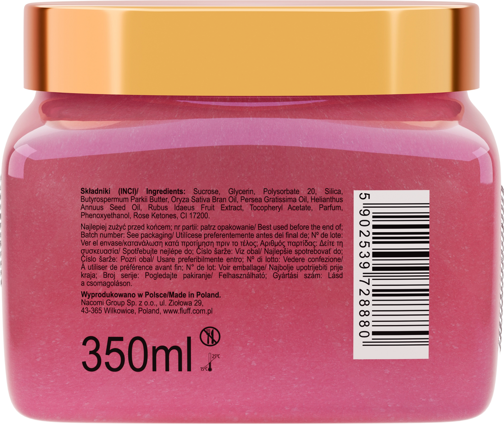 Raspberry Milkshake Body Scrub | Fluff