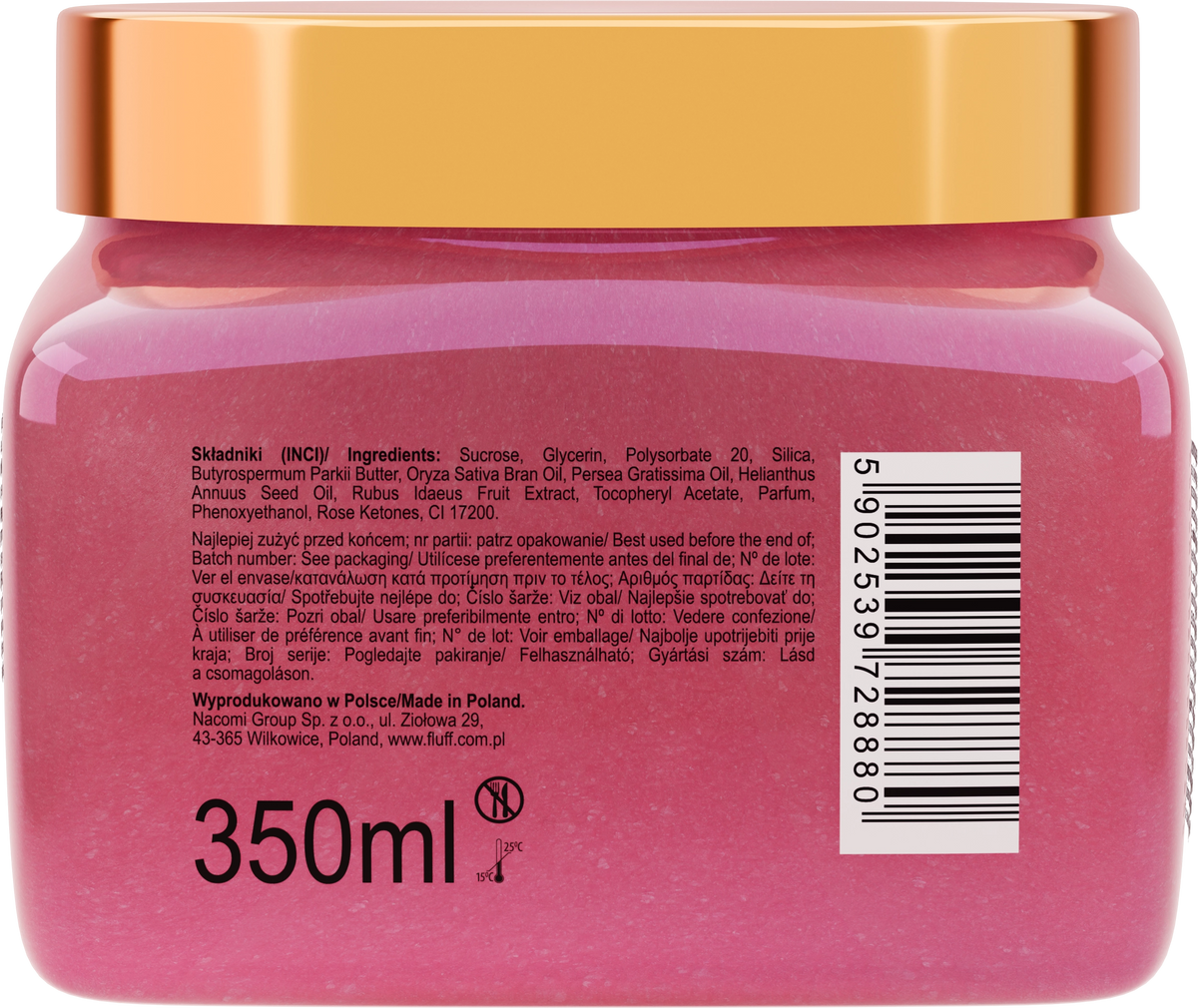 Raspberry Milkshake Body Scrub | Fluff